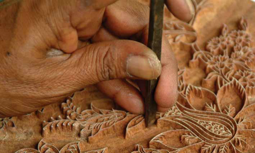 wood carving